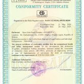 Certificate of conformity STB ISO 45001-2020